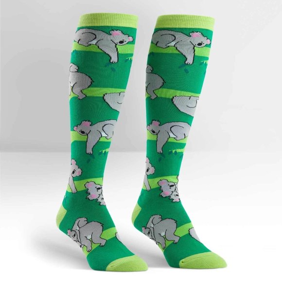 Sock It To Me Koala Love Knee High Socks - Picture 1 of 4